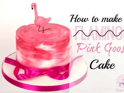 How To Make A Flamingo.  Goose Cake
