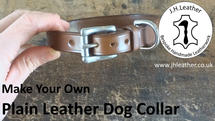How to Make a Plain Leather Dog Collar