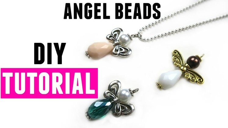 How To Make An Angel With Beads - DIY Jewelry Making