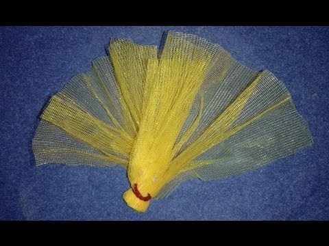 How to make bow at home. Bow Of Net. Decorative items at home. DIY.Decoration