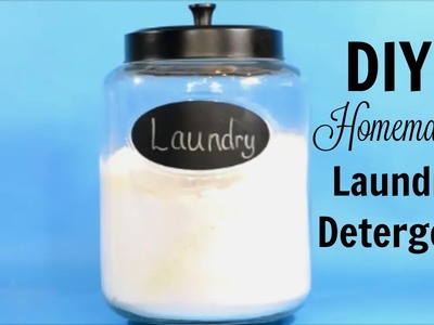 How to Make Laundry Detergent At Home ♥ DIY Powdered Laundry Detergent Recipe