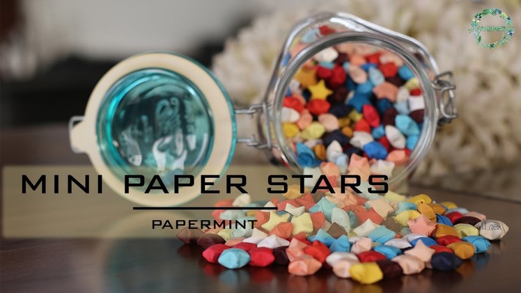 How to make Mini Paper Stars | DIY | simple paper folding |
