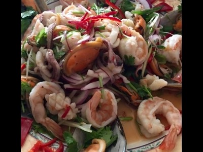 How to make The most amazing Thai Seafood Salad on the Planet