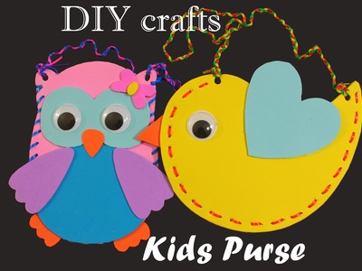 Kids purse DIY crafts