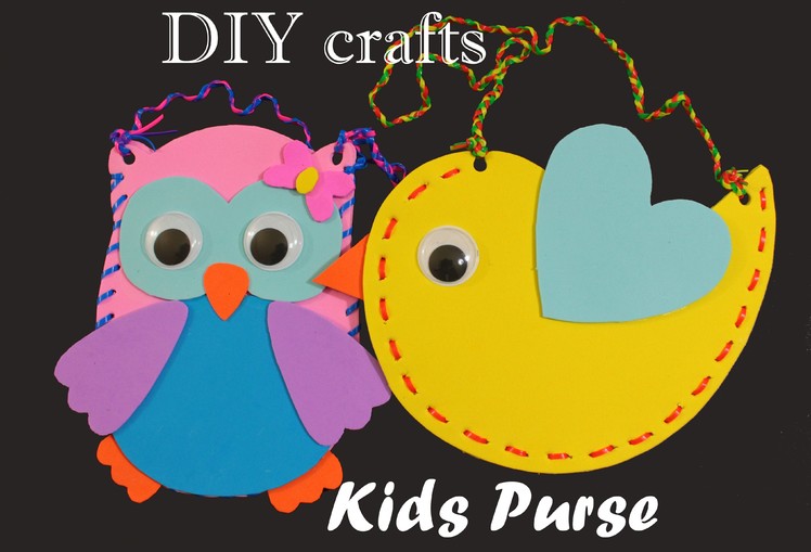 Kids purse DIY crafts
