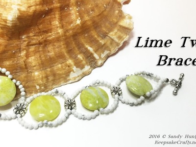 Lime Twist Bracelet Tutorial