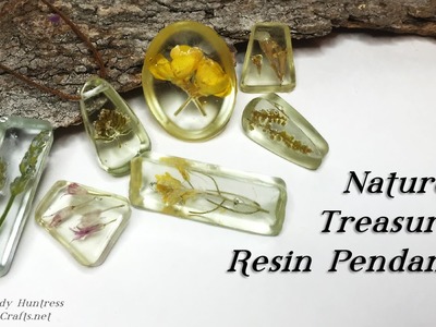 Nature's Treasures -Resin Pendant Jewelry Tutorial