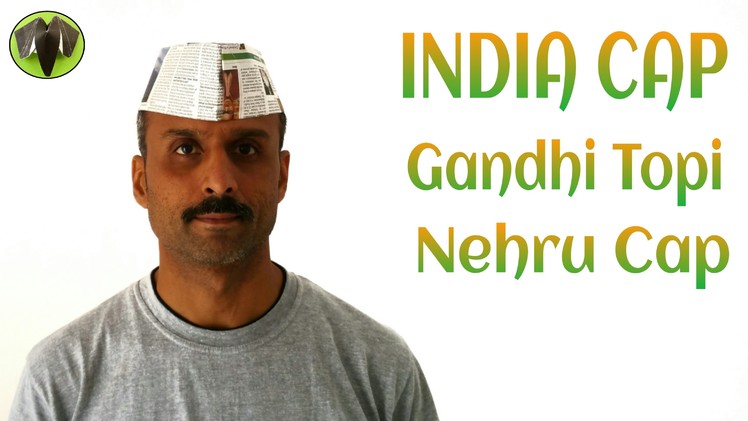 Origami Tutorial to make "Indian Cap | Gandhi Topi | Nehru Cap" using Newspaper. 