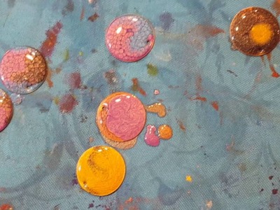 Pebeo Fantasy Paints - Experiments for Jewelry Makers