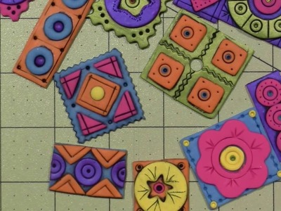 Polymer Clay tile tutorial; Geometric Patterns