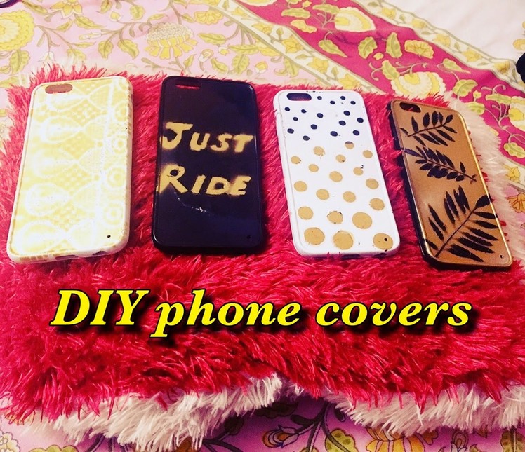 Quick & Easy DIY phone covers | Using Spray Paints | DIY Video