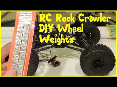 RC Rock Crawler Wheel Weights DIY Tutorial