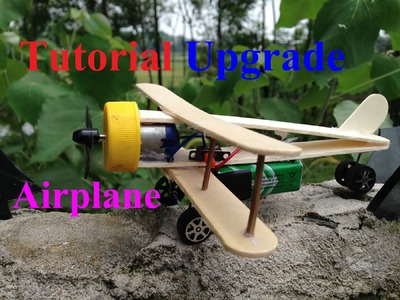Tutorial Upgrade model Airplane using engine - DIY Basic Simple