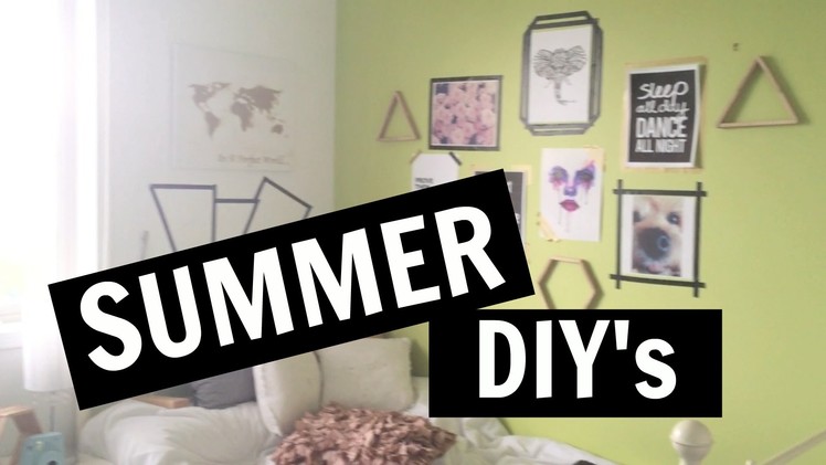 8 DIY's Perfect for Summer Room Decor | 2016