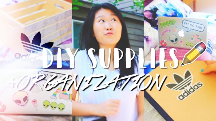Back to School 2016: DIY Organization & Supplies | Ashlelayy