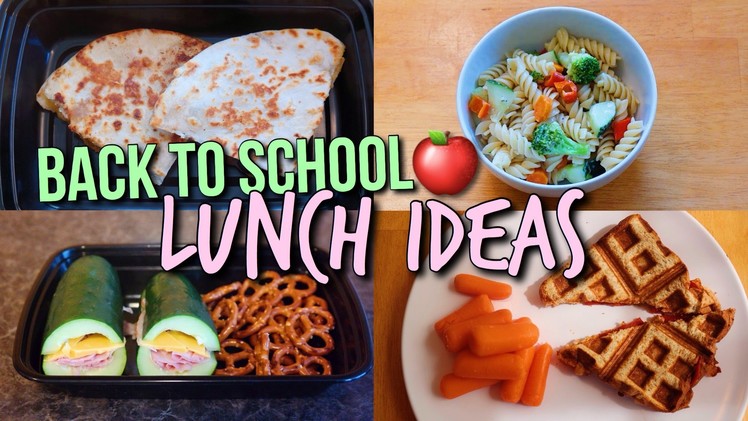 Back to School Lunch Ideas! Healthy and Yummy DIY Lunches!