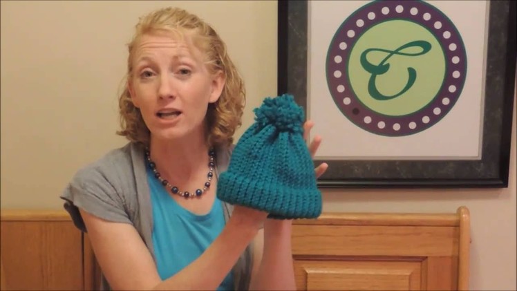 CinDWood Tip #28: How to Add a Pom Pom to Your Hat