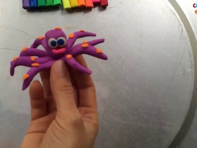 Clay for kids | How to make clay a octopus | Play doh ocean animals | Art for kids