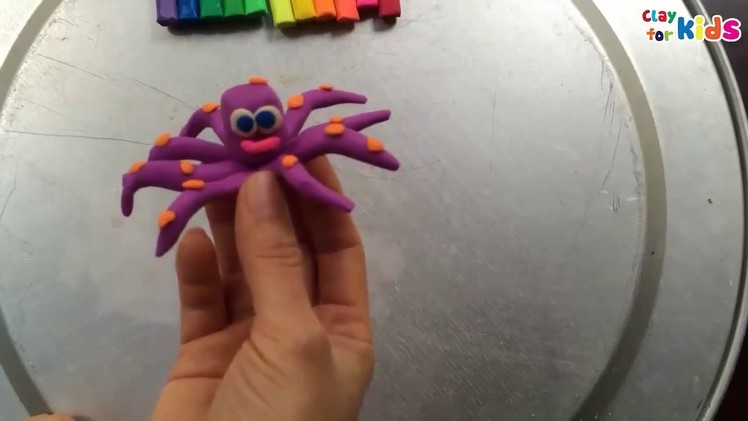 Clay for kids | How to make clay a octopus | Play doh ocean animals | Art for kids