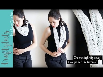 Crochet Infinity Scarf Free Pattern And Tutorial