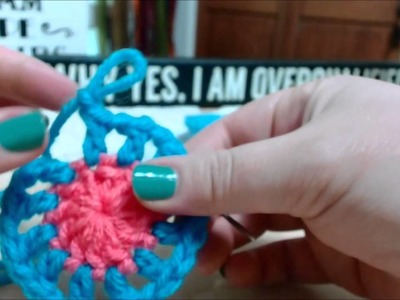 Crochet Tutorial Invisible Join to Standing Stitches