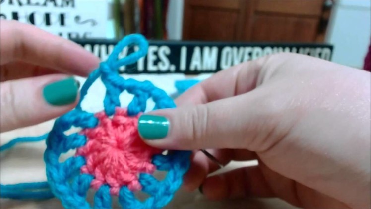 Crochet Tutorial Invisible Join to Standing Stitches