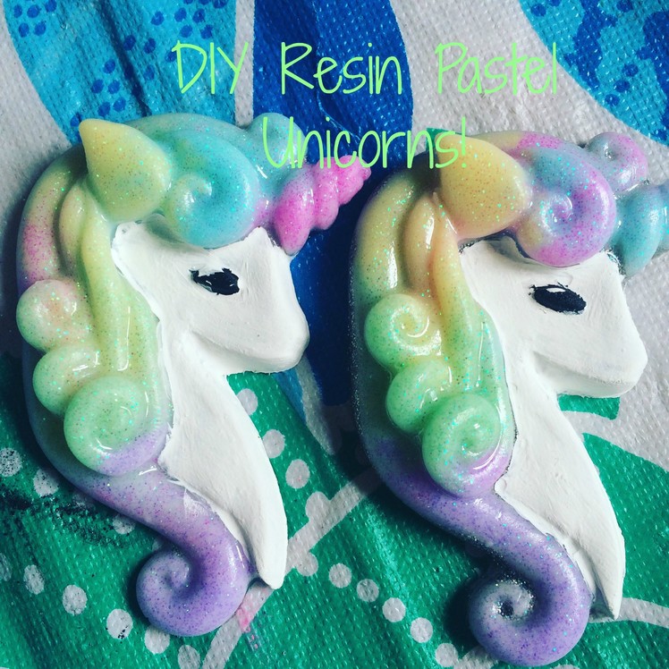 DIY and Watch Me Resin-Pastel Resin Unicorns!.SamNomNomNom