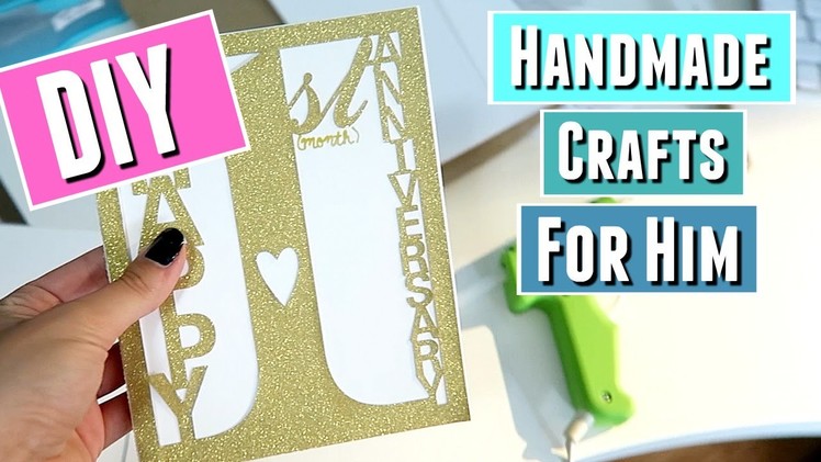 DIY CRAFTS FOR HIM | SILHOUETTE CAMEO PROJECTS