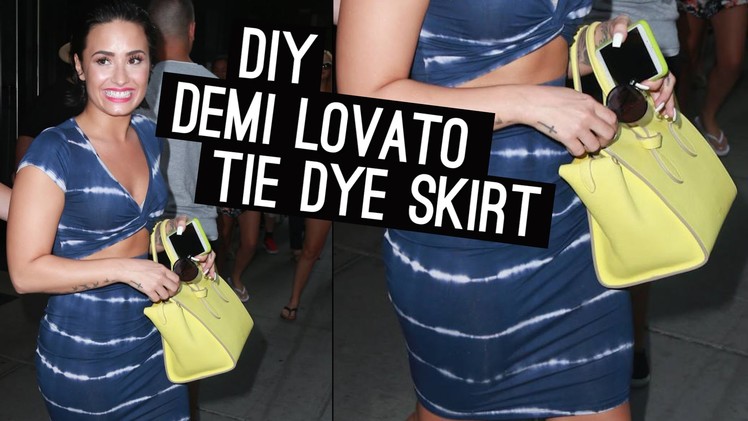 DIY: Demi Lovato’s Tie Dye Outfit (STYLEWIRE)