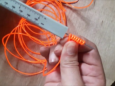 DIY EL wire tutorial: How much can you bend EL wire for your projects?
