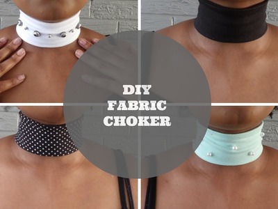 DIY Fabric Choker  | Jasmin Imani (Choker series)