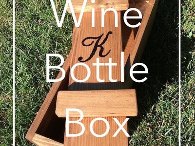 DIY Wine Bottle Box using 2x4s