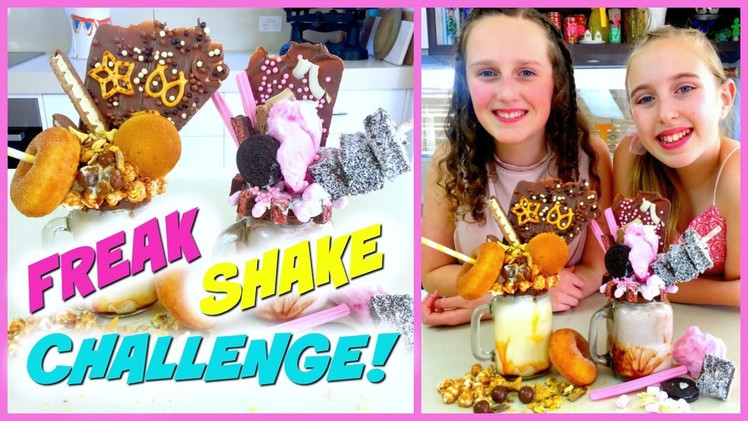 Freakshake Challenge! Extreme DIY Milkshakes - Amp Your Shake!