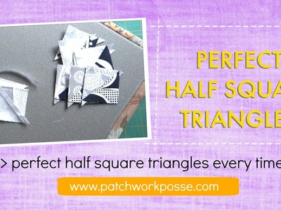Half square triangles paper with charm packs