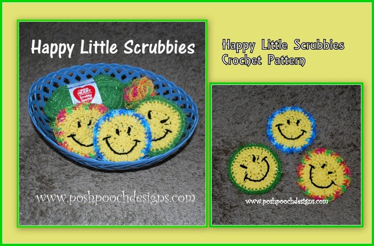 Happy Little Scrubby Crochet Pattern