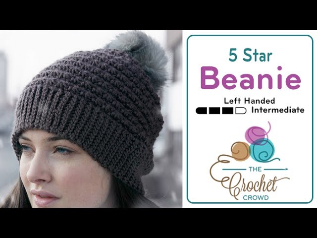 How to Crochet A Hat: 5 Star Beanie