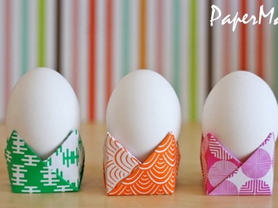 How to make a Egg Holder With Paper | Egg Holder Origami | PaperMade