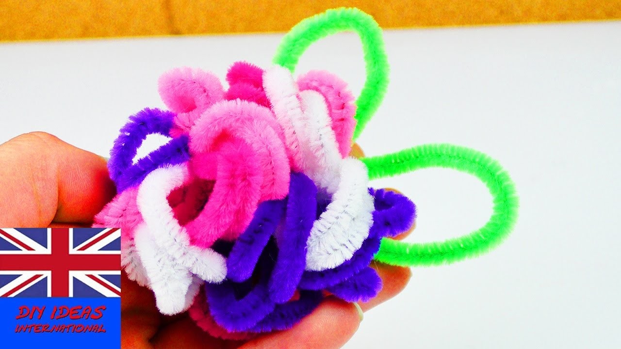 How To Make A Flower Out Of Pipe Cleaners Super Easy And Cute Flower   How To Make A Flower Out Of Pipe GNPJ O 