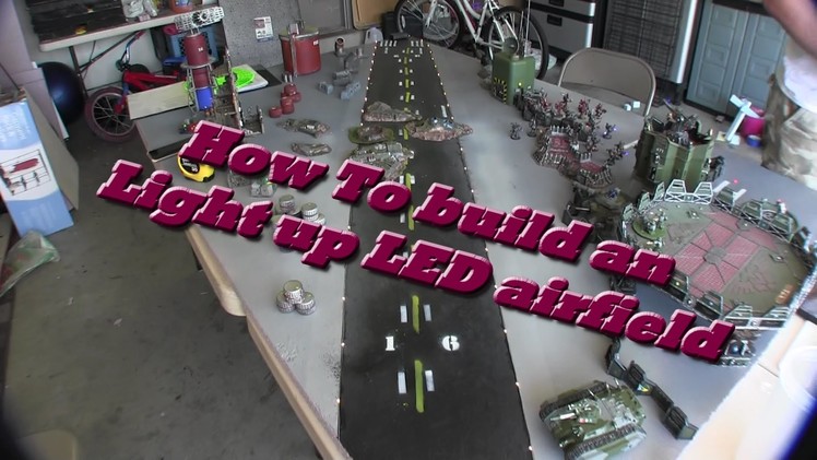 HOW to make a Lighted LED Runway board