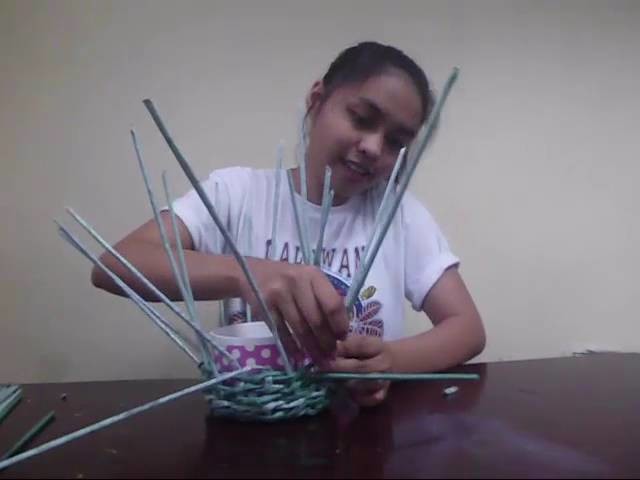 How to make a paper basket using news paper