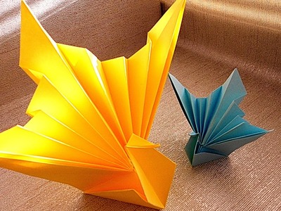 How to make a Peacock  | Origami Cat