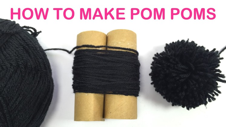 How to Make a Pom Pom with Two Toilet Rolls