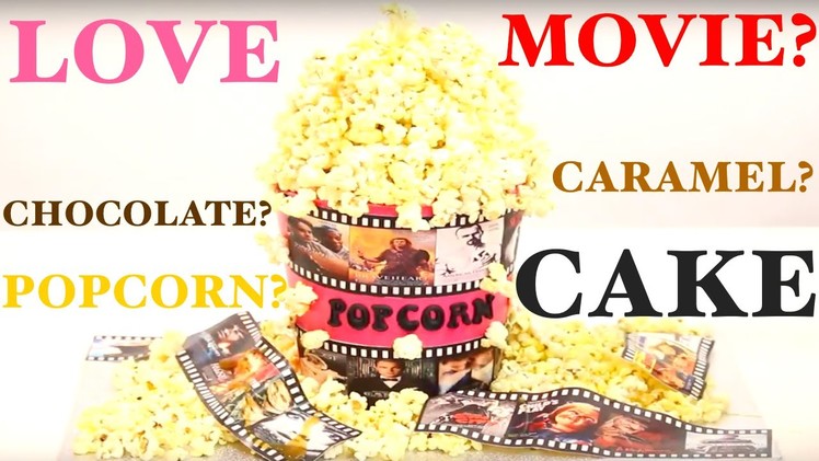 How to make a POPCORN BUCKET CAKE! | Its A Piece Of Cake