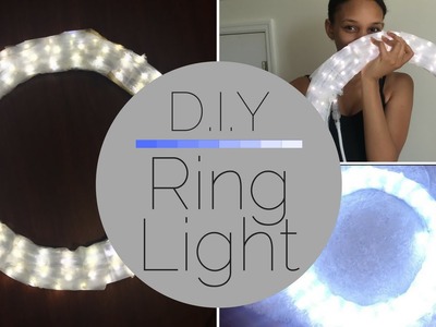 How To | Make A Ring Light Under $20 | DIY | CleoTalks