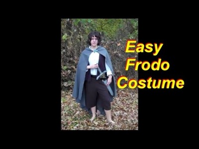 How to Make a Super Easy Frodo Costume (or other similar Hobbit)