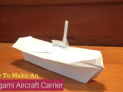 How to make an origami aircraft carrier!