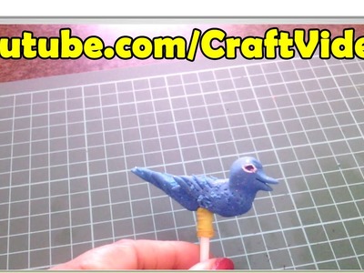 How to make Clay Birds for kids