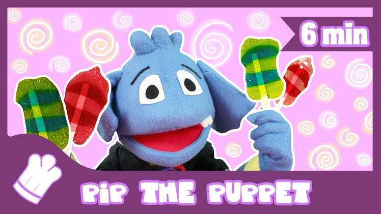 How to Make Multi Colour Lollipops Recipe | Pip The Puppet