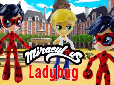 LADYBUG - Miraculous Ladybug & Cat Noir My Little Pony Custom Doll DIY from Equestria Girls Mini