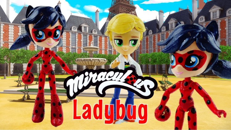 LADYBUG - Miraculous Ladybug & Cat Noir My Little Pony Custom Doll DIY from Equestria Girls Mini